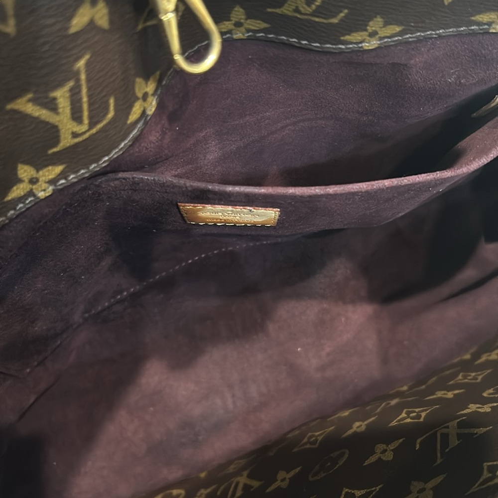 Authentic Louis Vuitton Montaigne Handbag Monogram Canvas GM Brown+ COA - Picture 13 of 16